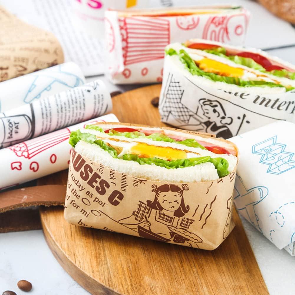 Custom Sandwich Wrap Paper